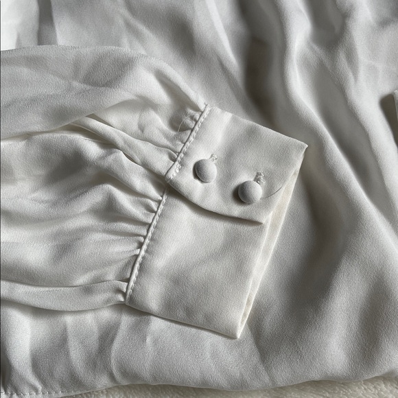 Forever 21 White Lace Detail Blouse - Picture 2 of 5